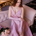 powder pink dress