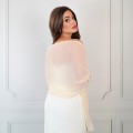 CHLOE szal szyfonowy ecru ivory dla świadkowej bridal stole.jpg