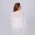weißer Chiffonschal Damen