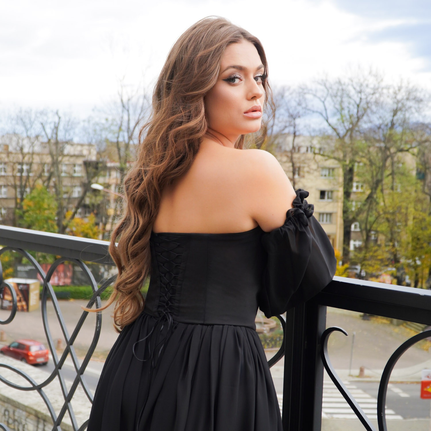 Bridalstole suknia satynowa różowa